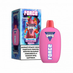 Электронная сигарета GANG Force 10 000 Клубничная жвачка